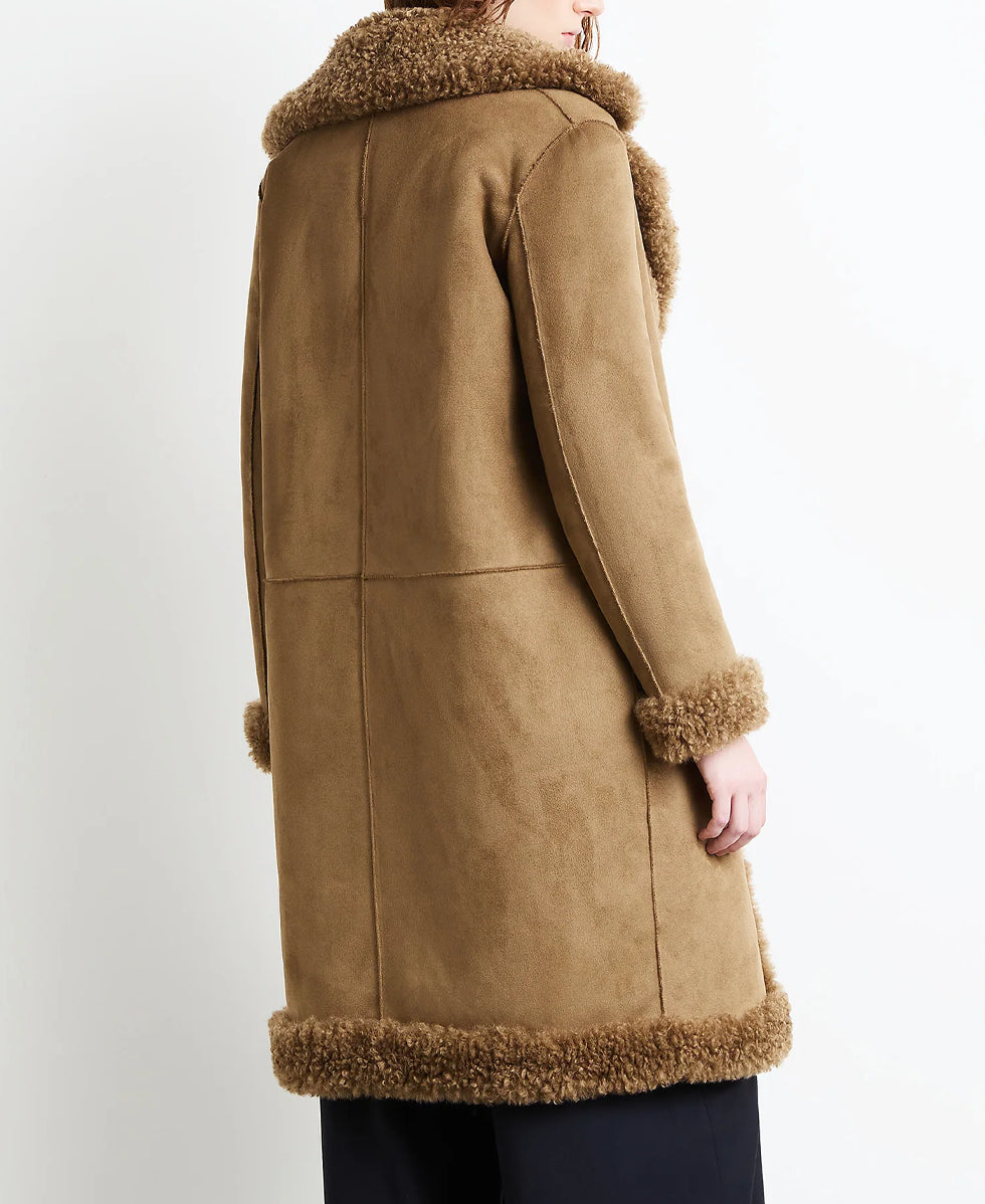 LAMB COAT WOM RRD