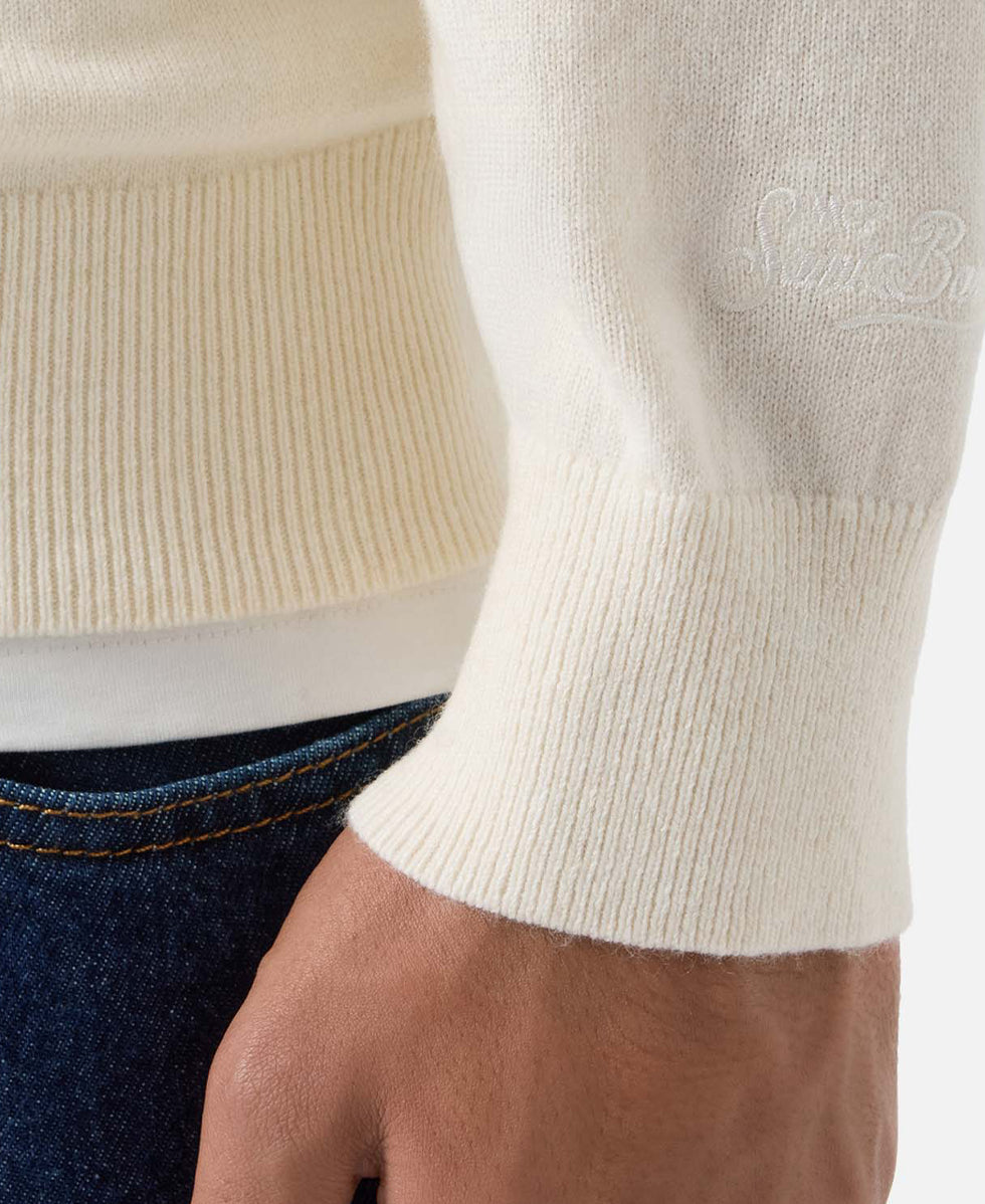 HERON LIGHT EMBRY SWEATER ST.BARTH
