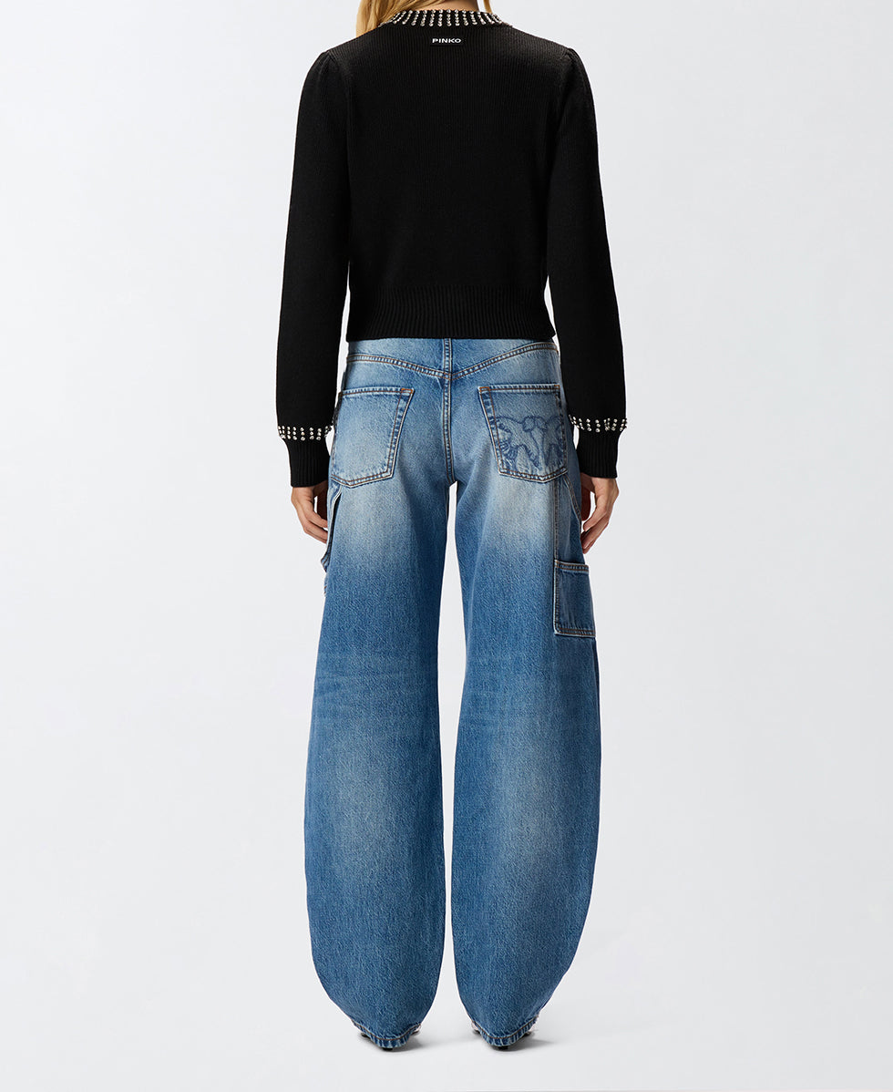 SPEZZINO CARDIGAN PINKO