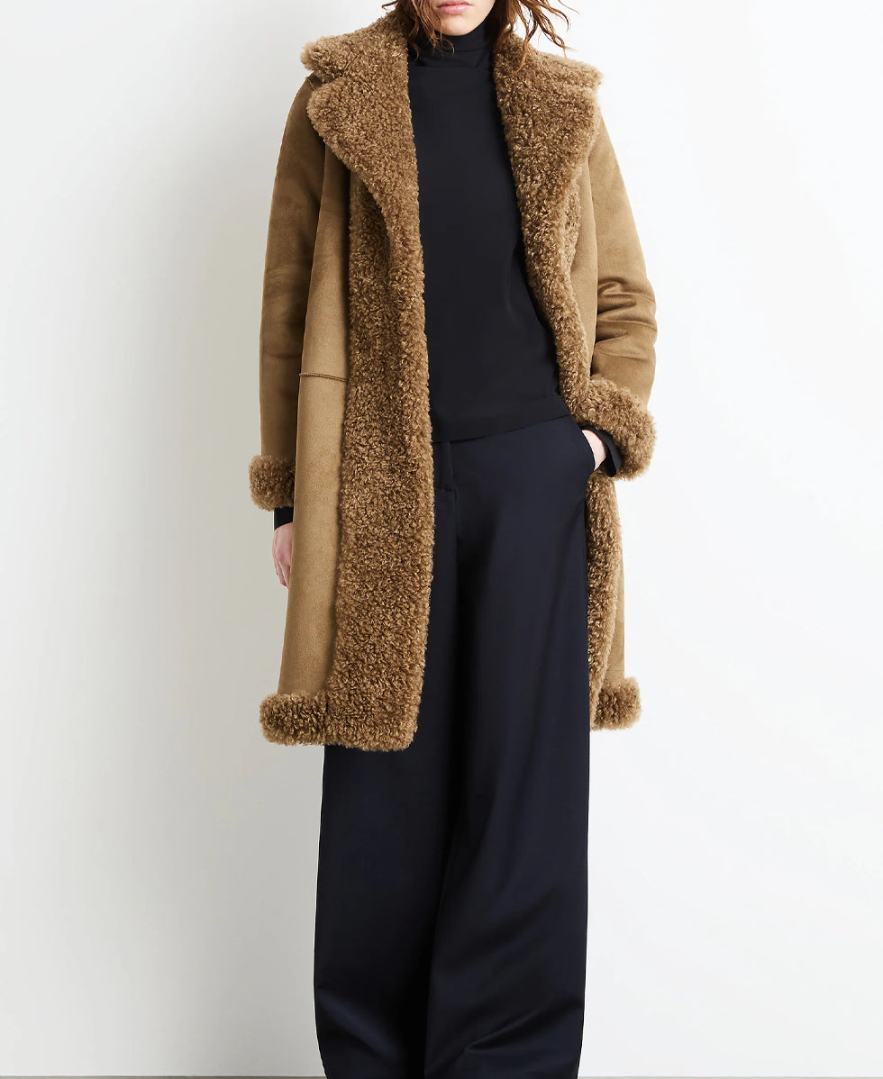 LAMB COAT WOM RRD
