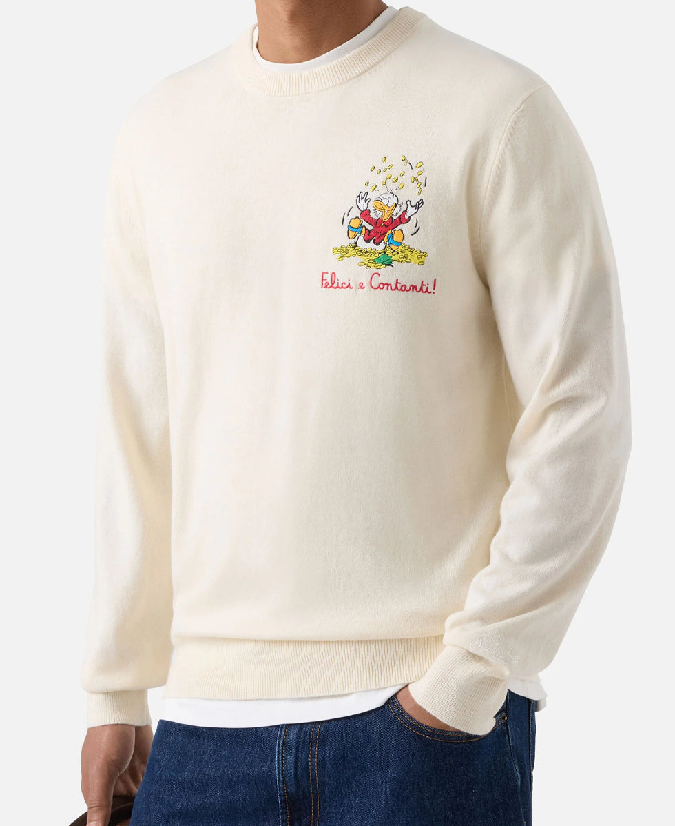 HERON LIGHT EMBRY SWEATER ST.BARTH