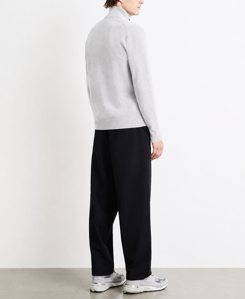 VELVET FULL ZIP KNIT UOMO