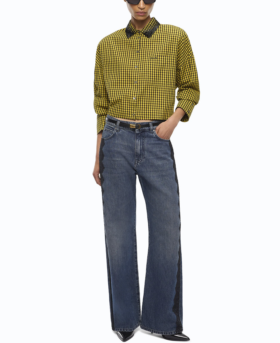 CARNE CAMICIA TINTO FILO PINKO