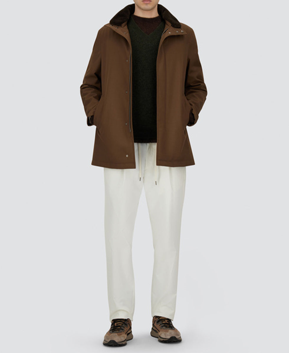 CARCOAT COLLO IN FAUX FUR HERNO