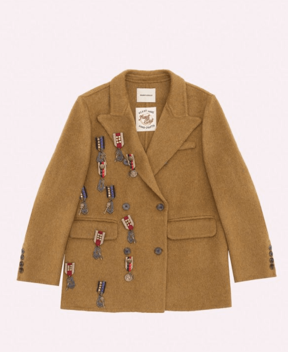 BLAZER MULTI PINS WOOL FRONT STREET