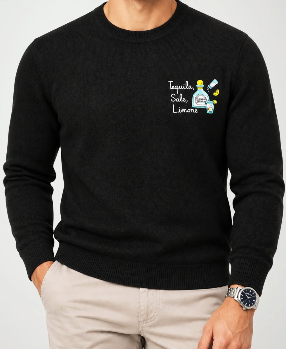 HERON LIGHT EMBRY SWEATER ST.BARTH