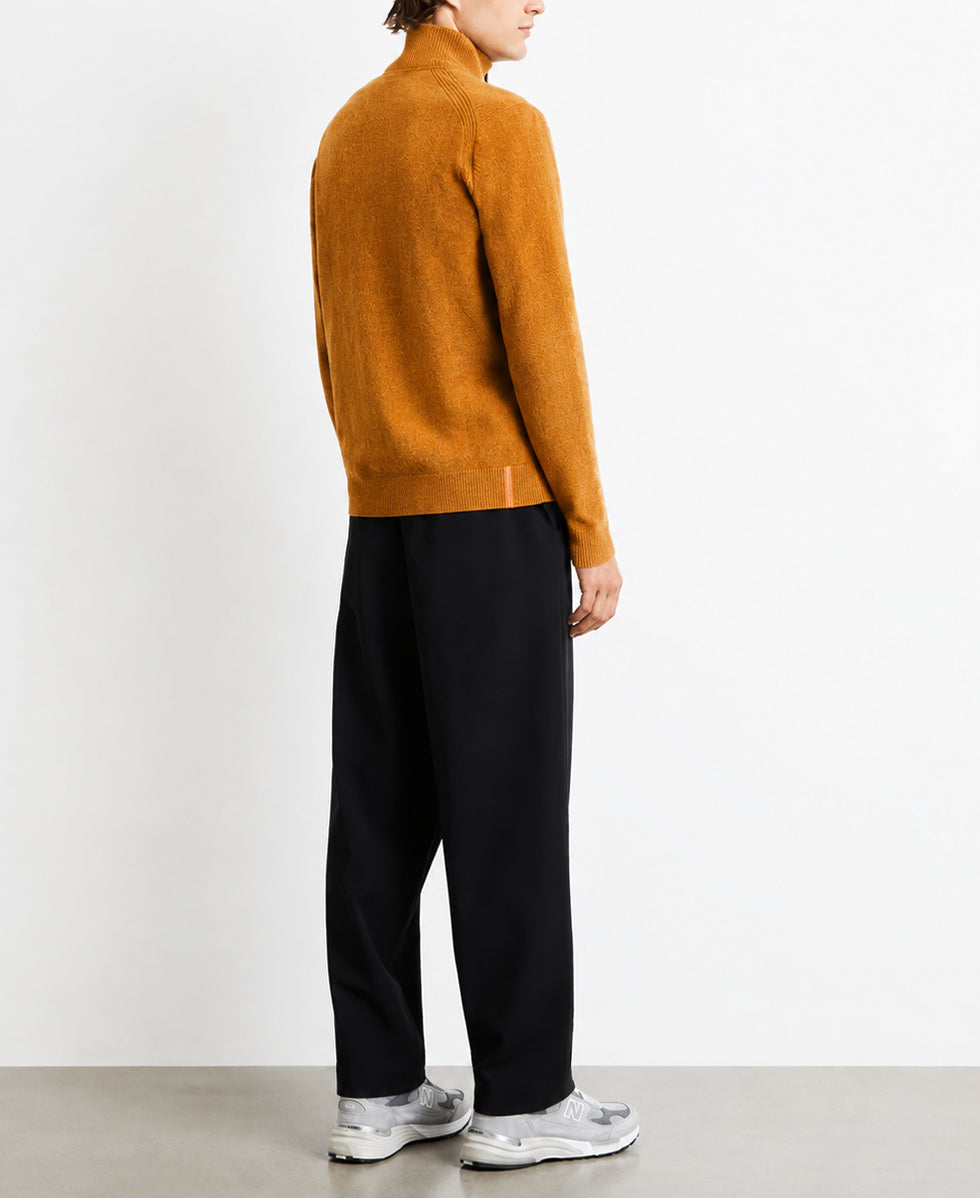 VELVET FULL ZIP KNIT  UOMO