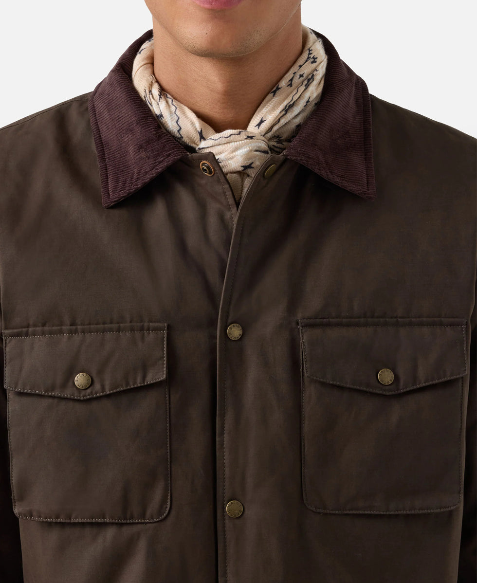 BEXLEY WAX WAXED PADDED JACKET ST.BARTH