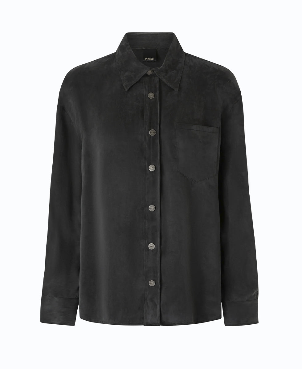 CARESER CAMICIA TWILL PINKO