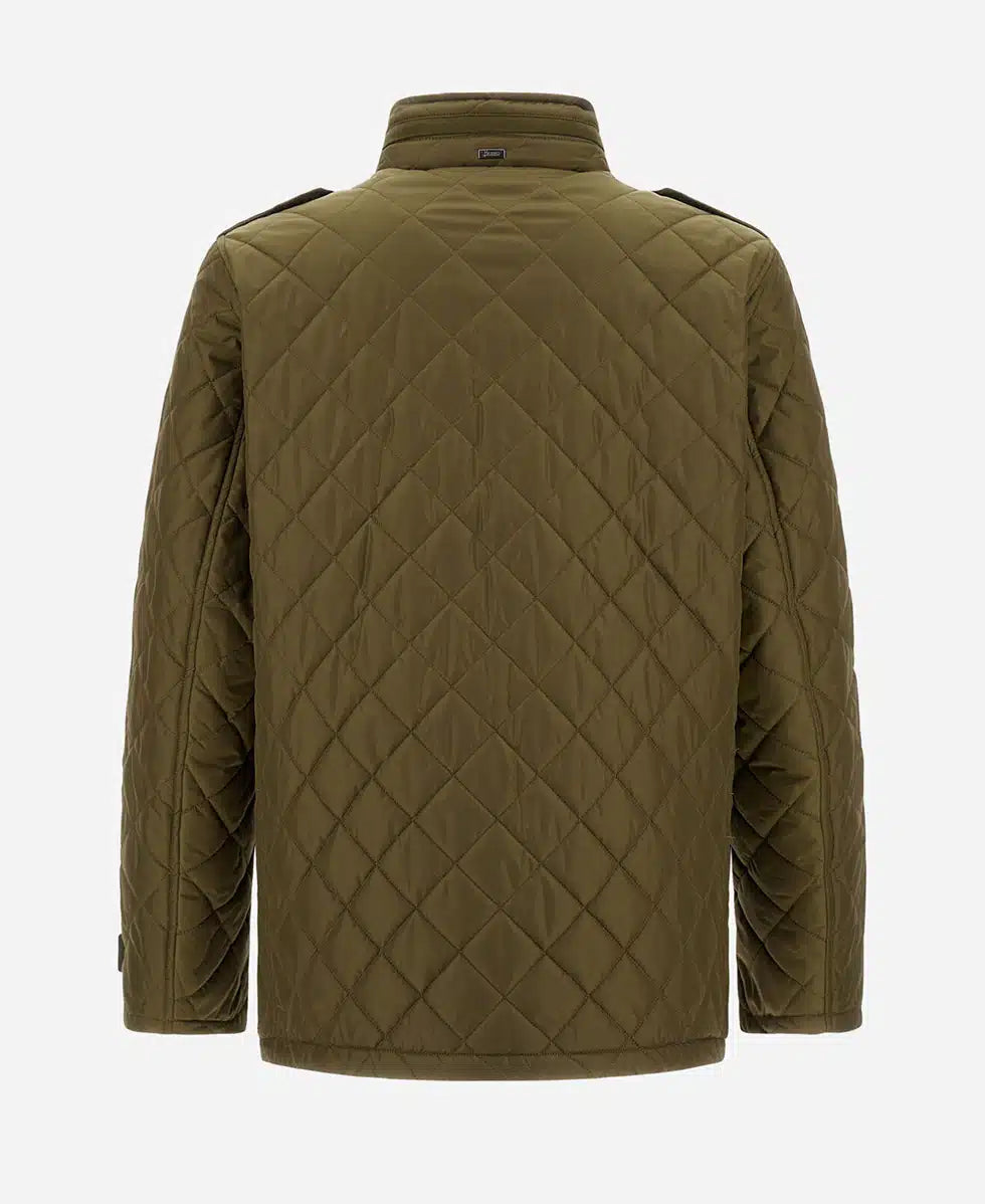 FIELD JACKET TRAPUNTI ROMBI HERNO