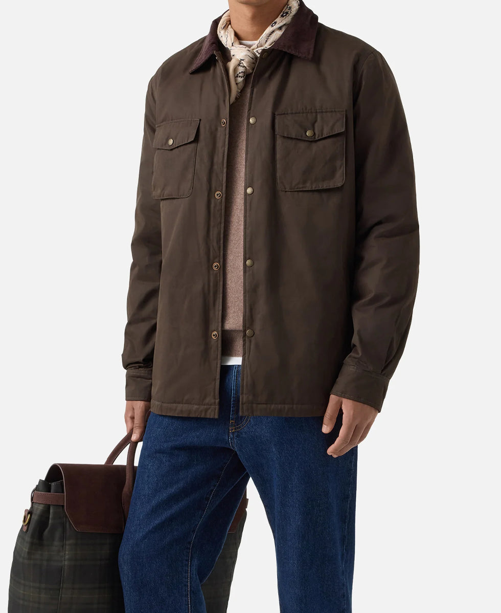 BEXLEY WAX WAXED PADDED JACKET ST.BARTH