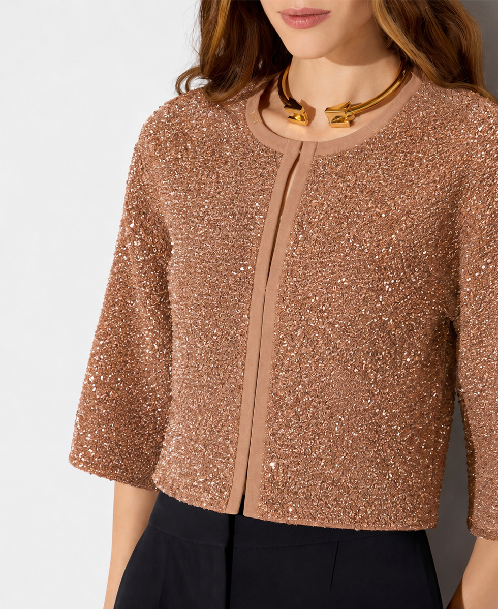 TOP IN MAGLIA  ELISABETTA FRANCHI PRE-COLL