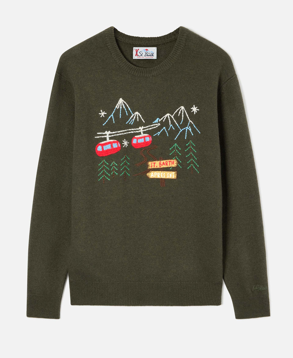 HERON PRINT SWEATER ST.BARTH