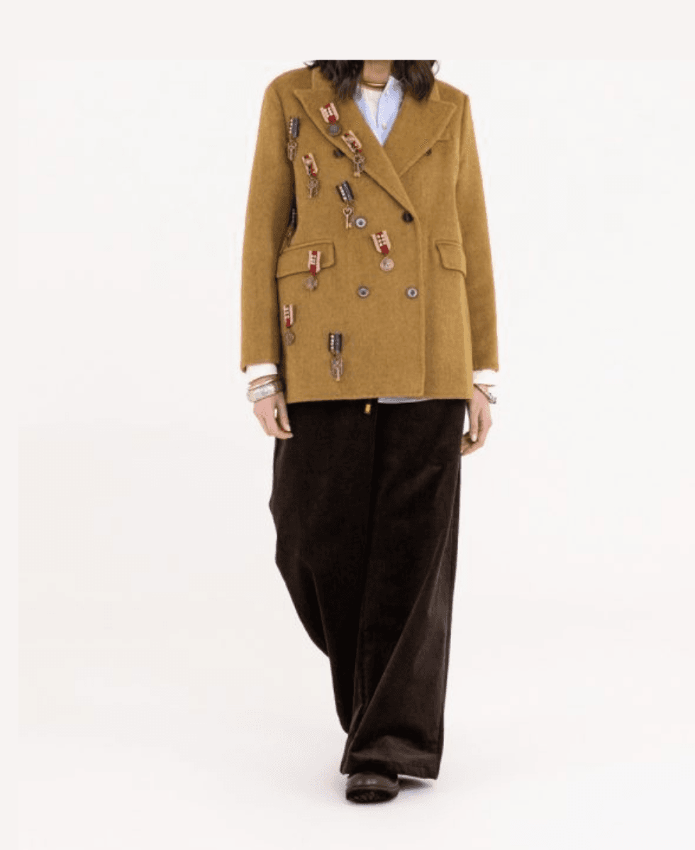 BLAZER MULTI PINS WOOL FRONT STREET