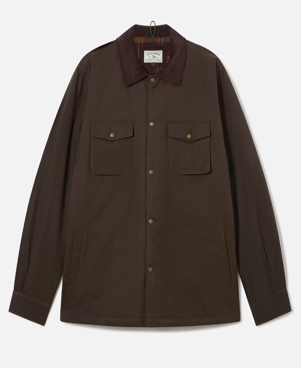 BEXLEY WAX WAXED PADDED JACKET ST.BARTH