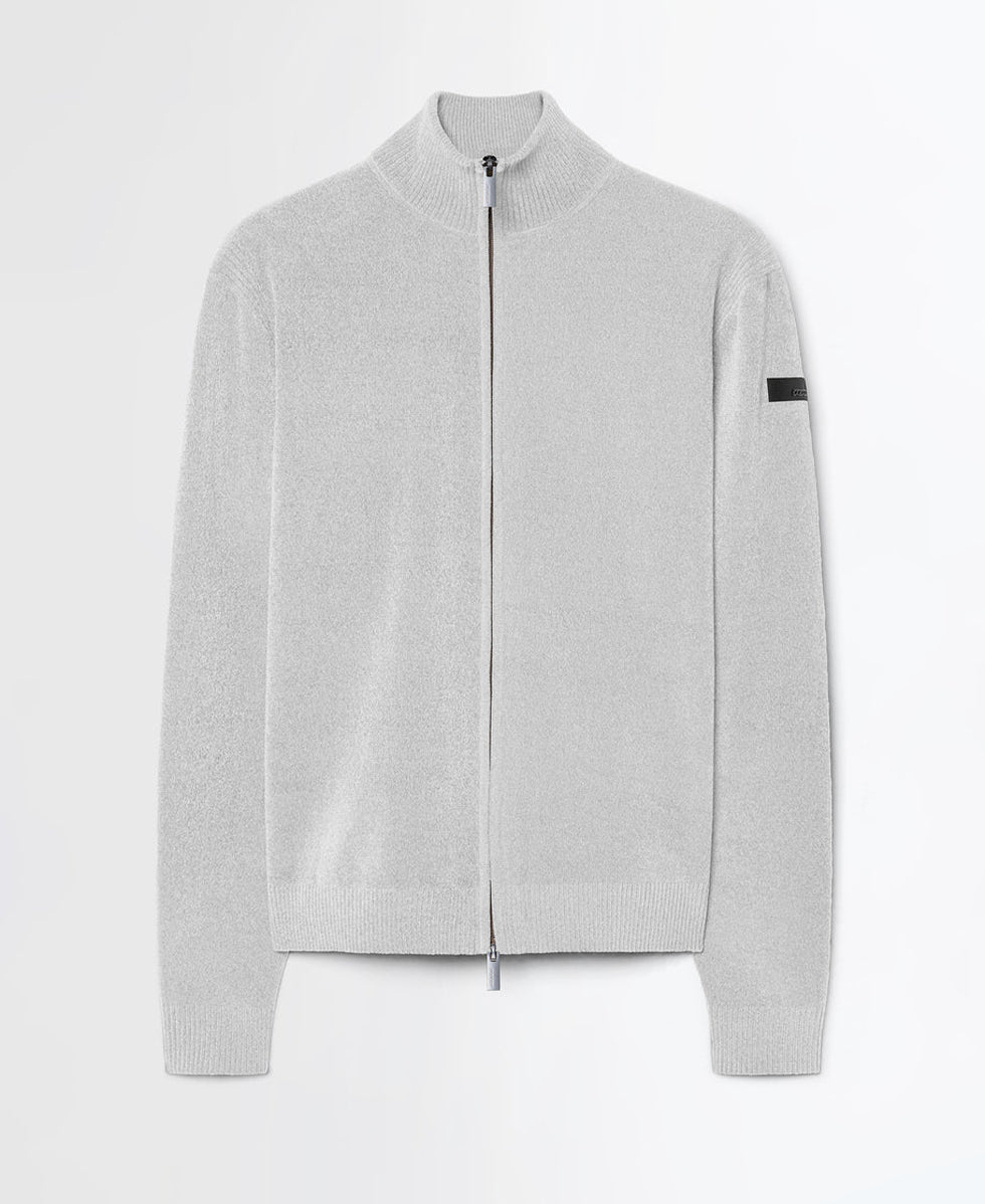 VELVET FULL ZIP KNIT  UOMO
