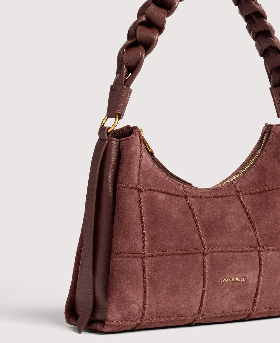 BOHEME CHECK EMBROIDERY BORSA COCCINELLE