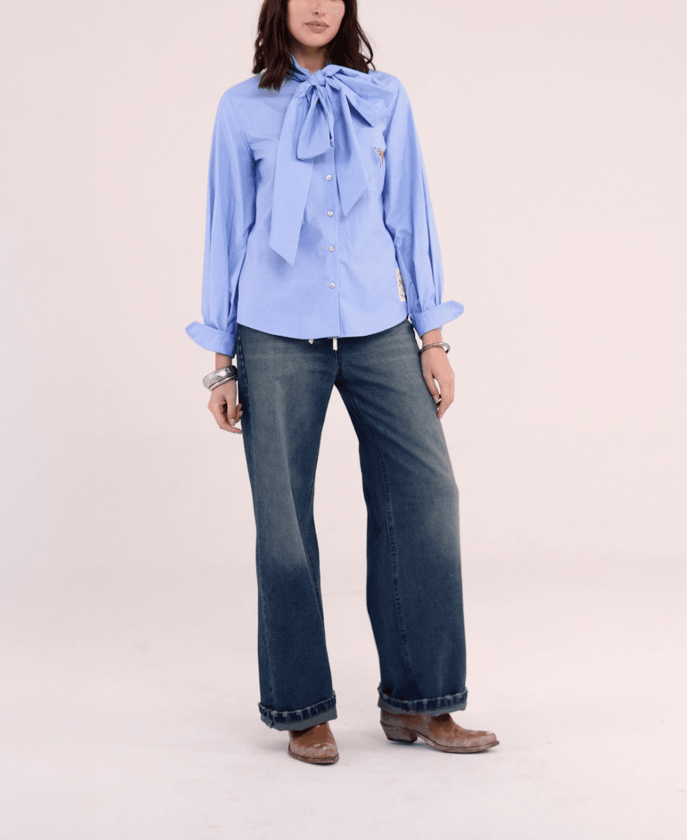 CAMICIA BOW TIE OXFORD FRONT STREET