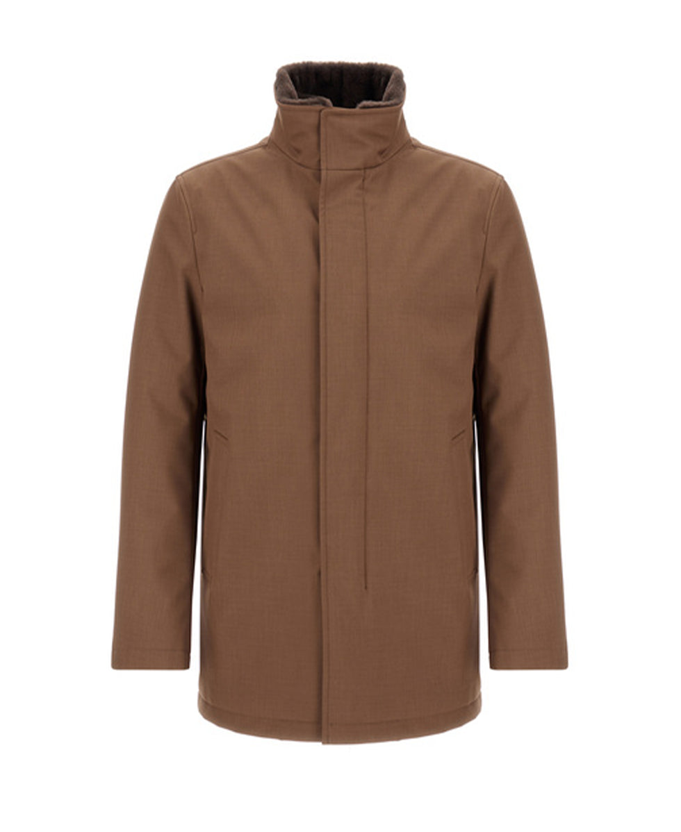 CARCOAT COLLO IN FAUX FUR HERNO