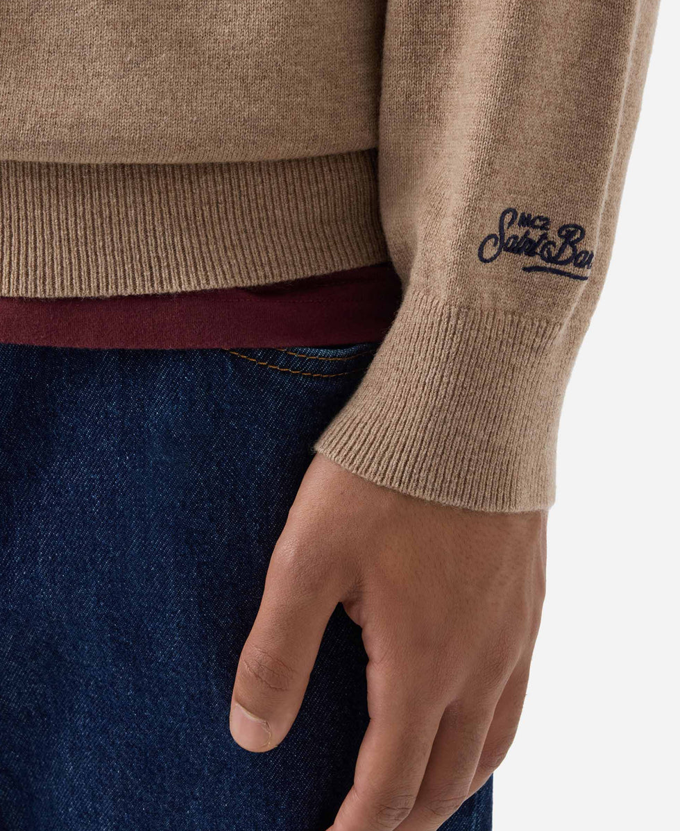 HERON LIGHT EMBRY SWEATER ST.BARTH