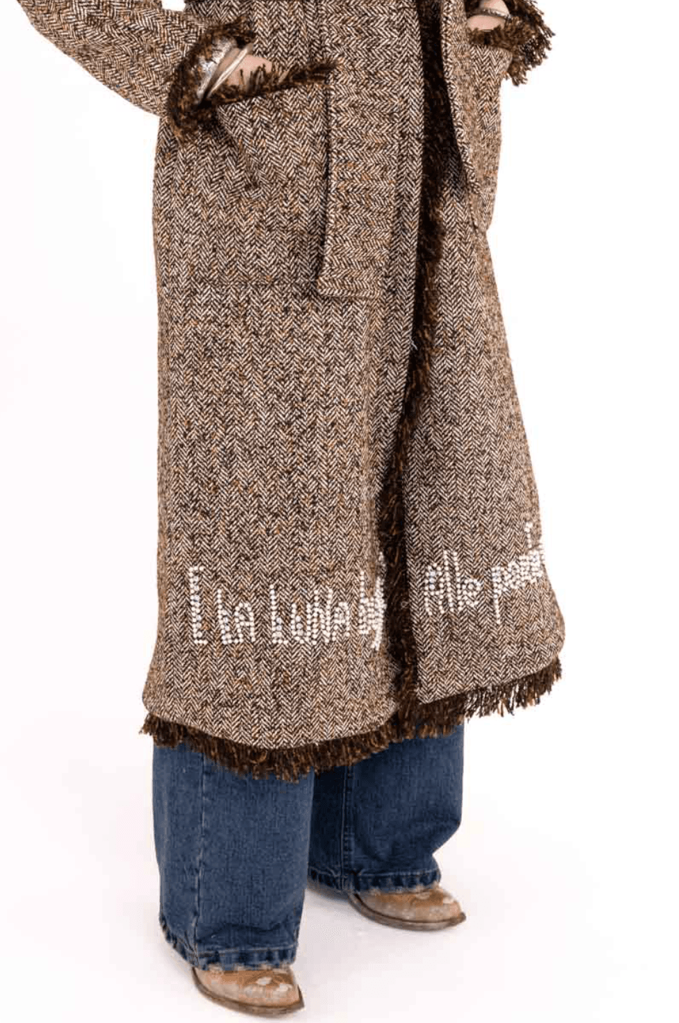 CAPPOTTO HARRINGBONE TWEED FRONT STREET