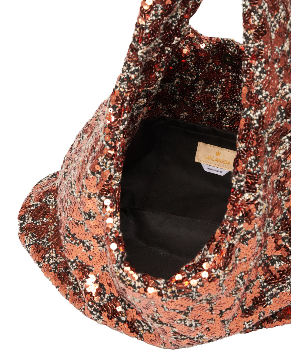 BORSA RITA MEDIUM PAILLETTES  LA MILANESA