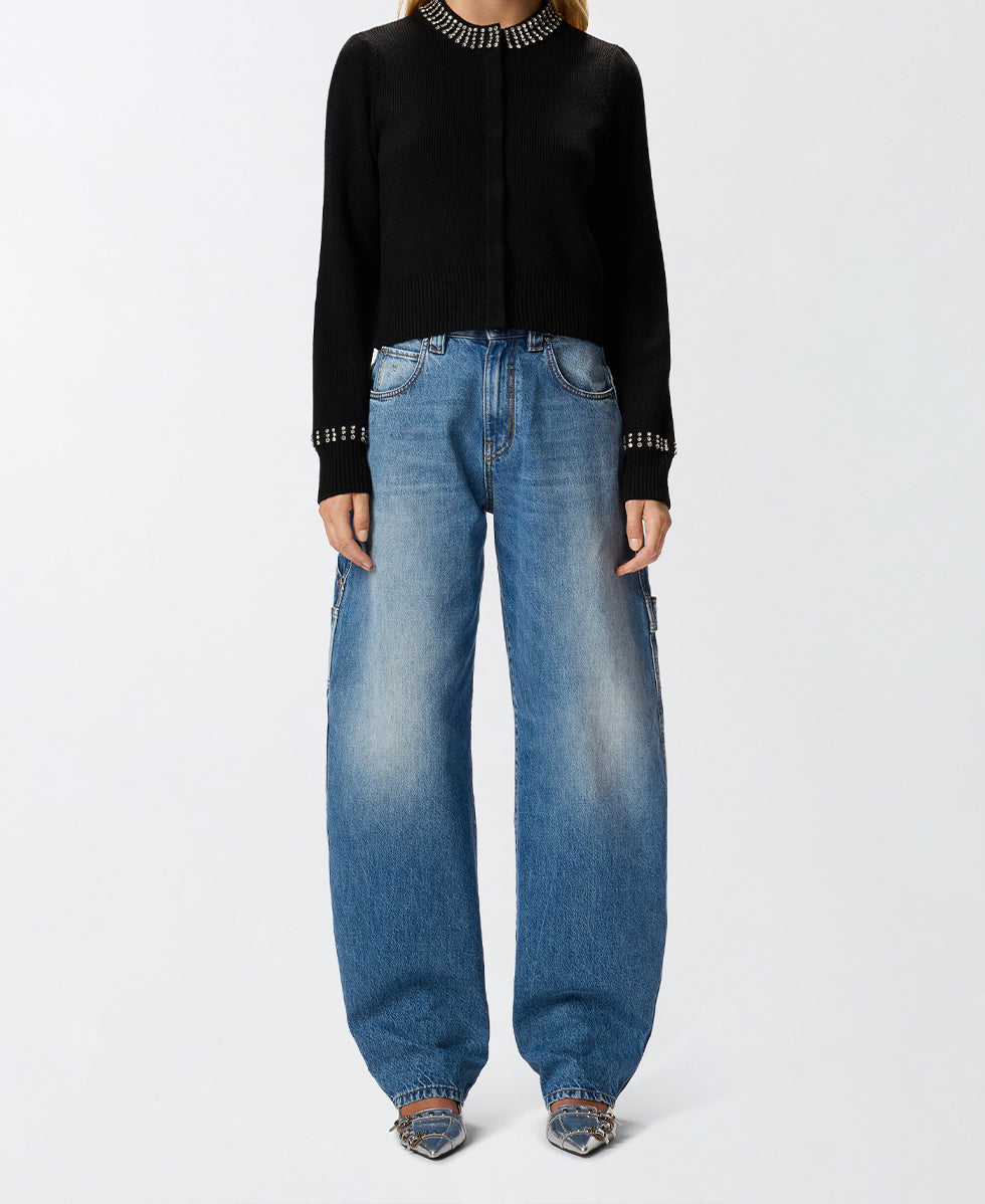 SPEZZINO CARDIGAN PINKO