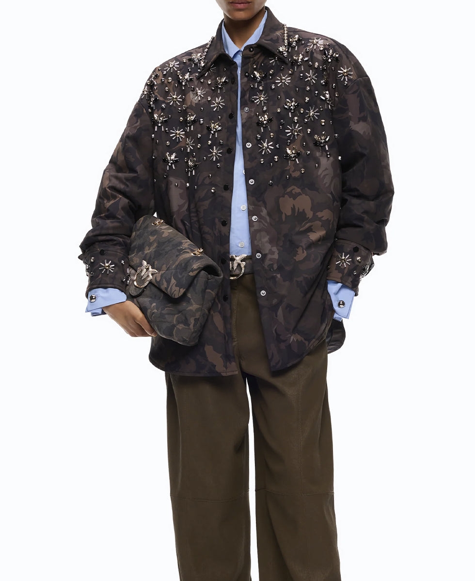 BARENGO OVERSHIRT  PINKO