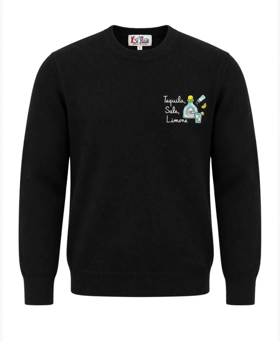 HERON LIGHT EMBRY SWEATER ST.BARTH